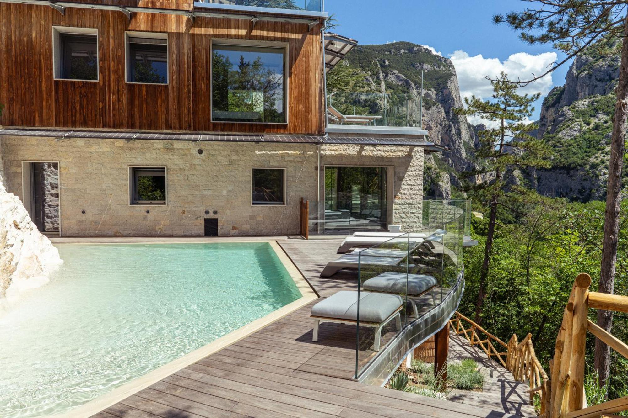 La Forestale Luxury Ecolodge Piano Terra- Appt Acqualagna Exterior foto